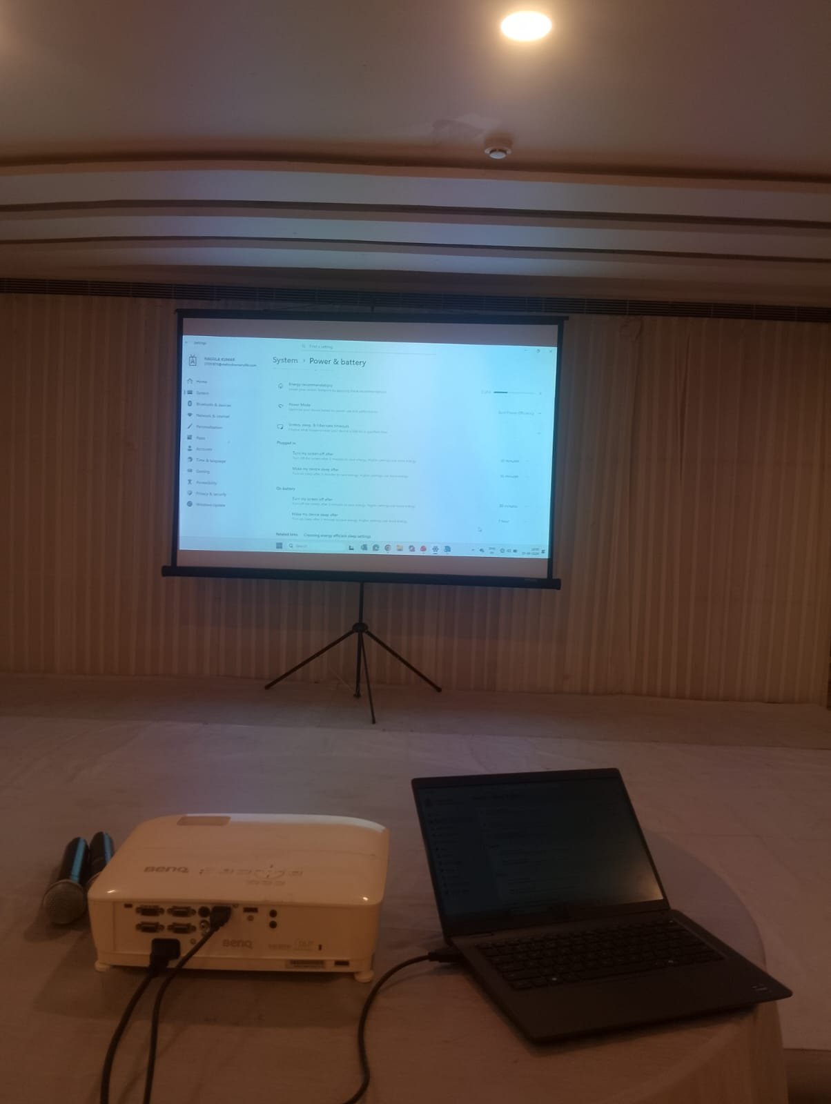 Event projector rental installation